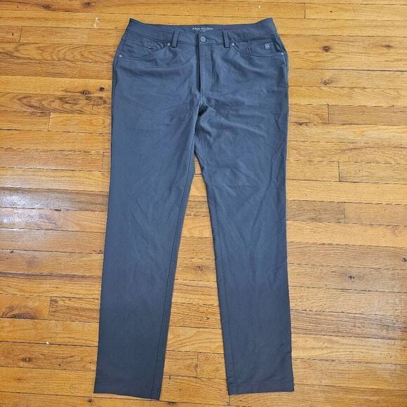 Mack Weldon Pants Mens 34x34 Performance Stretch Chinos Golf Gray